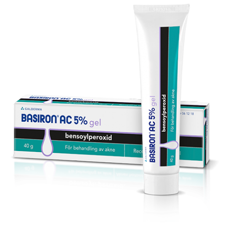 Basiron AC 5% gel är en effektiv behandling mot akne